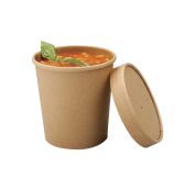 ДоЭко картонная емкость с крышкой под суп\каши\мороженое ECO SOUP 760мл 26С (250шт)