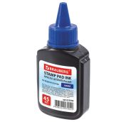 Краска штемпельная BRAUBERG, синяя, 45 мл, на водной основе