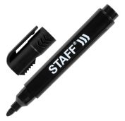 Маркер перманентный с колпачком для вскрытия коробок STAFF 
