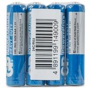 Батарейка GP PowerPlus AAA (R03) 24G солевая, OS4 мизин 40штук