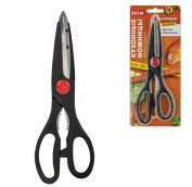 Ножницы кухонные DASWERK, 210 мм, с орехоколом, зазубренные