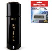 Флеш-диск 8 GB, TRANSCEND Jet Flash 350, USB 2.0, черный, TS8GJF350