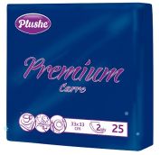 Салфетка Бум33 Plushe premium carre intensive, 2сл, 25л, интенс, рамочное, (Синий инт)