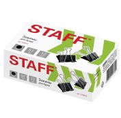 Зажимы для бумаг Attache Economy , 12ш в уп., 51 мм, черные