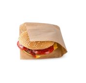 Пакет бумажный пищ. Уголок 170х190 крафт ламинированный жиростойкий б/п 4000/200шт