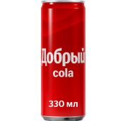0,33л газ. нап. Добрый КОЛА ж/б 24шт*уп