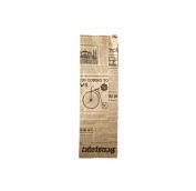 Пакет бумажный пищ. 300х90х40 жиростойкий бурый Марийский крафт ГАЗЕТА (3000)