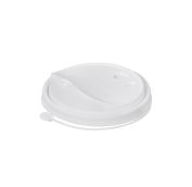 Крышка для стак. Покров д.90мм (0,300-0,500л) Тип К с закрыв. носиком БЕЛАЯ (20уп х50шт) АРТ.3019Б