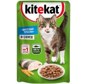 Корм для животных КИТЕКЕТ Вкусная рыбка в соусе 85гр (28шт*кор)
