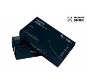 Перчатки нитриловые неопудр.смотр. MEDIOK XL /10х100шт/(10) черные плотные 4,0гр (CARBON) ЧЕСТНЫЙ ЗН