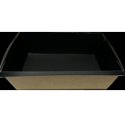 Салатник Бум. 1ЕА 500мл/bBL ДНО ЧЕРНЫЙ (OpSalad ) 120х160х45 (50шт/400шт*кор) крышка 10805, 10832