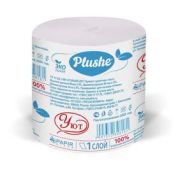 Туал Бумага Вторсырье Уют, 1сл, серая, без втулки, 48 в уп.