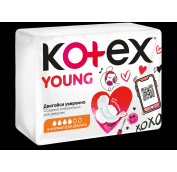 Прокладки КОТЕКС Young Normal для девочек, 8шт