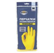 Перчатки резиновые  AVIORA (Хозяйственные) M (120пар). АРТ.402-567