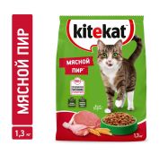 Корм для животных Kitekat Мясной пир 1,3кг