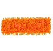 Насадка МОП для швабры OfficeClean Professional c кар-ми, 40*10см, ворс. м-фибра, ворс 2см,оранжевый