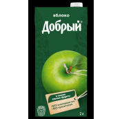 2л ДОБРЫЙ ЯБЛОКО сок Тетрапак