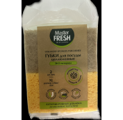 Губка д/посуды Master FRESH ЭКО из АГАВЫ XL-разм. целлюлозные 2шт