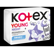 Прокладки КОТЕКС Young Normal ночные для девочек, 6шт