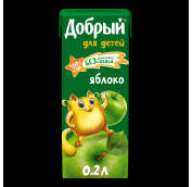 0,2л ДОБРЫЙ Яблоко 1*27 Тетрапак