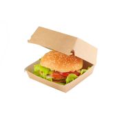 Короб Бум под гамбургер ОСК/OSQ ECO BURGER L 120х120х70 крафт 4*60шт (240шт*кор)