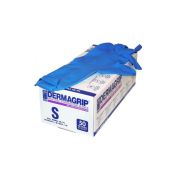 Перчатки латекс. HIGH RISK Дермагрип S / 50шт   голубые