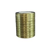 Лента 1 см Атласная Оливковая 22 м (10 бабин)