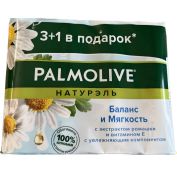 Мыло твердое Palmolive 90г х4 Нат БалМяг Ромашка