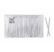 Трубочки для коктейля  12х210 в инд. уп. БАБЛ-ТИ прямая прозрачная AVIORA /250шт/(1750) АРТ.491-008