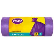 Пакет мусорный 60лит Plushe Premium 30шт, 11мкм, зеленые (29*68) 35 в кор. АРТ.19538