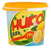 Средство д/посуды гель 1000гр НИКО Лимон Алва (16шт/кор)