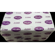 Полотенце Бумажное листовое Plushe Prof V200, V-сложение, 19гр, 2слоя, белые, 200 листов, 10 в кор. 