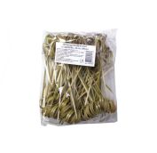 Пика ЗАВИТОК 12см бамбук зеленый /100шт/ LINGER (40уп)