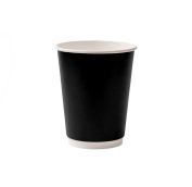 Бум стакан Виридо 0,250л диам 80мм ГН Черный 2-х слойный /20уп*20шт/ (400шт)