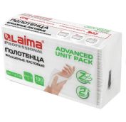 Полотенца бум. (1 пачка 190 листов) LAIMA (H2) ADVANCED UNIT PACK, 2-сл, 24х21,6, Z-сложение