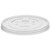 Крышка прозрачная для коктейля ПЛОСКАЯ ПП отверстие пробивается ВЗЛП 90  (20упх50шт) (1000шт) АРТ.30