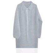 Халат медицинский нестерильный на кнопке, Белый 3XL, дл.110см,рук.рез.,25гр\м/10/100