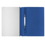 Скоросшиватель пластиковый STAFF, А4, 100/120 мкм, синий, 225730