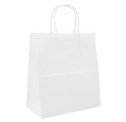 Пакет крафт с крученой ручкой б/п 220х120х250 белый 80г  (250шт) AVIORA АРТ.108-061