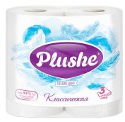 Туал Бумага Plushe Deluxe Light 4рул 