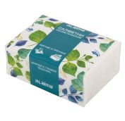 Салфетки косметические 200 штук упаковке, 2 слоя, 13,5х19 см, LAIMA PREMIUM UNIT PACK
