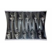 Ложка чайная ПС 130мм металлизированная ВИНТАЖ  (20уп х 100шт) 2000шт компакт