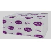 Полотенце Бумажное Plushe Prof 15, V-сложение, 2сл, 200л, восст. целл., 12 в кор АРТ.76924