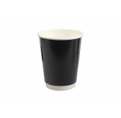 Бум стакан КБ  0,350л диам 90мм 2-х слойн. ГН черный  /16уп * 25шт/ (400шт)