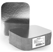 Крышка для алюмин. формы прямоуг. 450 мл 140х115мм 100 шт (1200) картонно-алюмин. АРТ.402-771