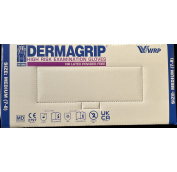 Перчатки латекс. HIGH RISK Дермагрип М / 50шт  голубые