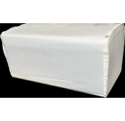 Полотенце  бумажное V-сл, 1слой, FLY PAPIR белые 250 лист 225*225мм (20шт*в уп) 25гр /261252/